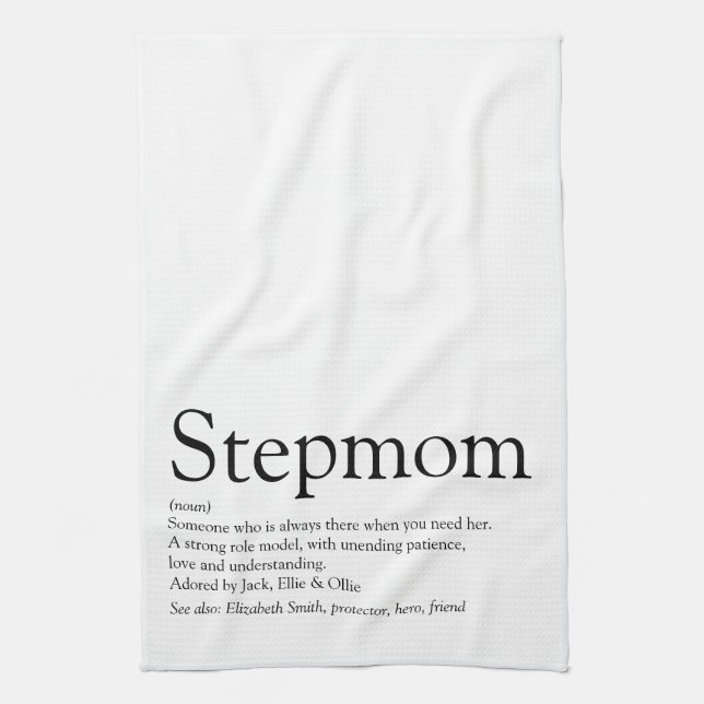 Linge De Cuisine Meilleur Stepmaman au monde, Stepmère Définition (Vertical)