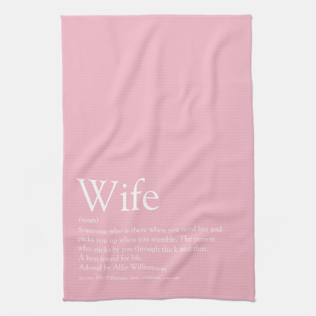 Linge De Cuisine Meilleure Femme du Monde Définition Rose Féminin A (Vertical)