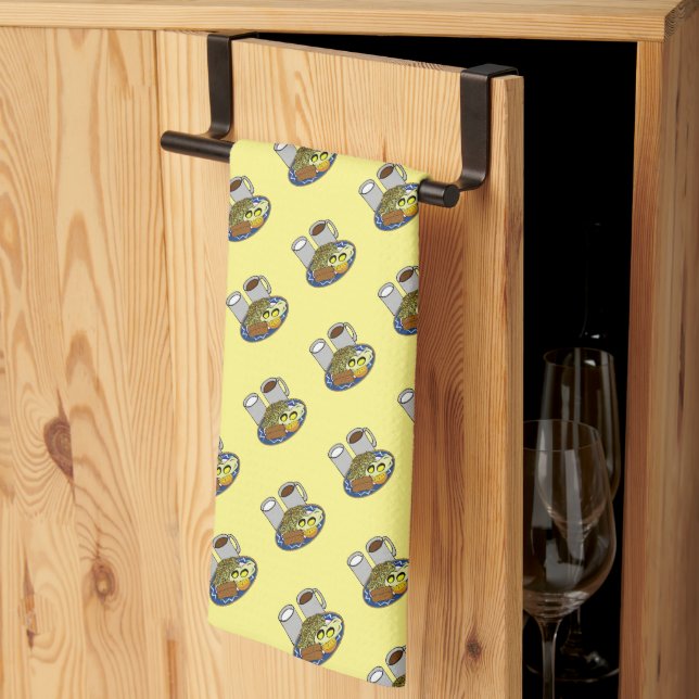 Linge De Cuisine Meilleure journée de petit déjeuner (Pliage en tiers)
