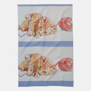Linge De Cuisine Meilleure maman mignonne Chat dessin Art Cuisine T