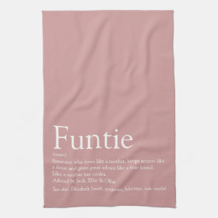 Linge De Cuisine Meilleure Tante, Tante Définition Rose