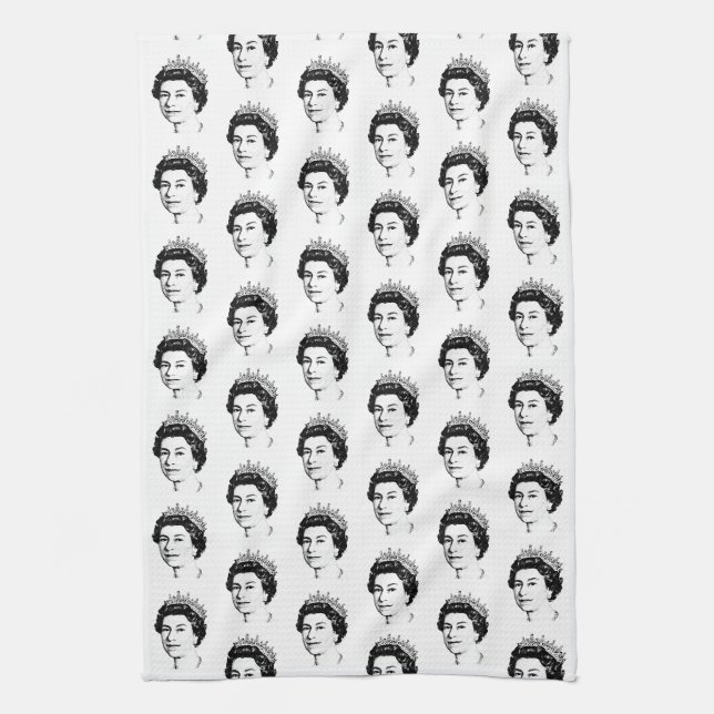 Linge De Cuisine Mémoire amoureuse de Sa Majesté la reine Elizabeth (Vertical)