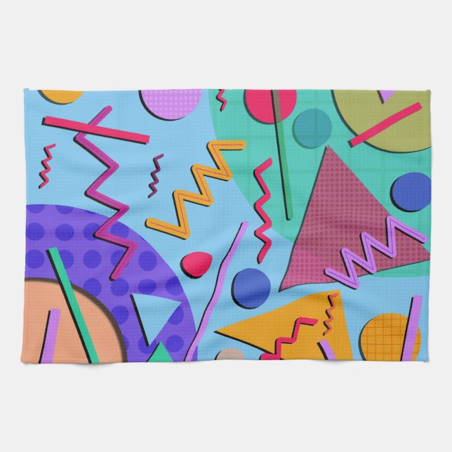 Linge De Cuisine Memphis n° 10 (Horizontal)