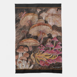 Linge De Cuisine Ménagerie de champignons