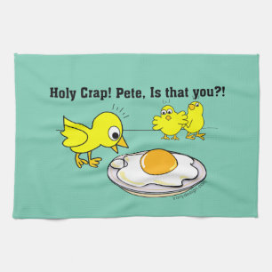 Linge De Cuisine Merde sainte ! Humour de Peter