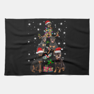 Linge De Cuisine Merry chrismas mon petit rottweiler