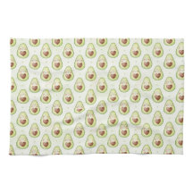 Mignon motif d'avocat Kawaii drôle nourriture