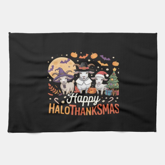 Linge De Cuisine Mignonne Flamant rose Thanksgiving Je ne suis pas  (Horizontal)