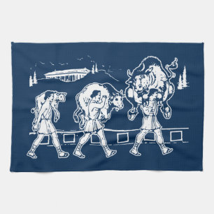Linge De Cuisine Milo de Croton et la Bull - Gym Motivational