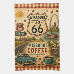 Linge De Cuisine Missouri Route 66 Café Cuisine Décor Cadeau