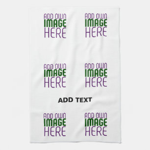 LINGE DE CUISINE MODÈLE DE TEXTE D'IMAGE BLANCHE SIMPLE MODERNE