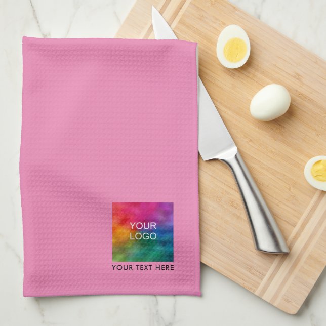 Linge De Cuisine Modèle élégant Ajouter votre logo d'entreprise Tex (Quart Plié)