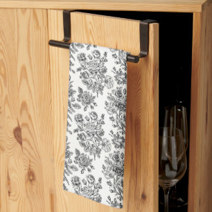 Linge De Cuisine Modèle Floral Rose vintage