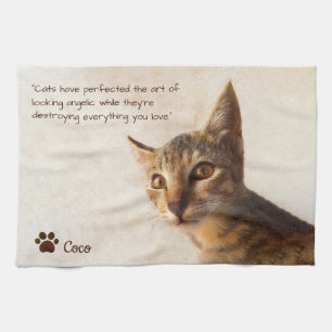 Linge De Cuisine Modèle photo de chien chat chat chat chat pour ani