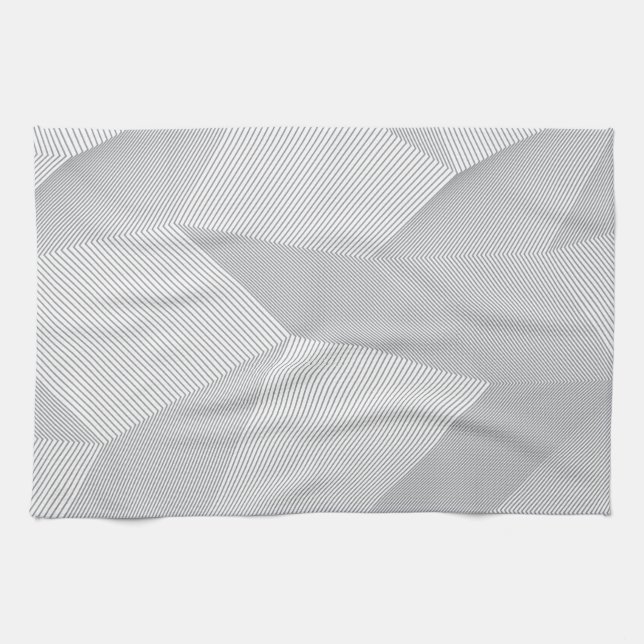 Linge De Cuisine Moderne, tendance, cool, simple, motif artistique (Horizontal)
