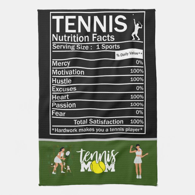 Linge De Cuisine MOM de tennis (Vertical)