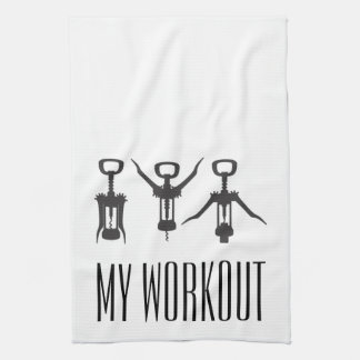 Linge De Cuisine Mon vin de séance d'entraînement vrille la