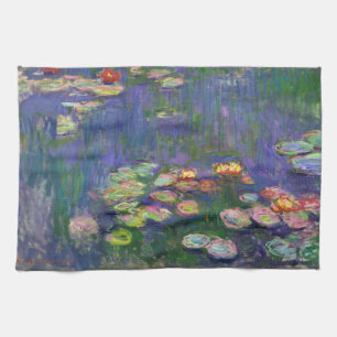 Linge De Cuisine Monet Water Lilies Chef-d'oeuvre Peinture