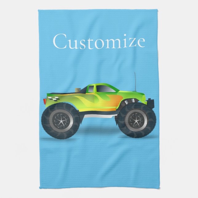 Linge De Cuisine Monster Truck Thunder_Cove (Vertical)