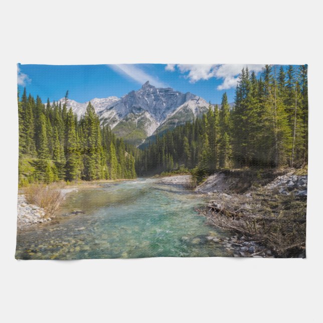 Linge De Cuisine Montagnes | Parc national Banff, Rocheuses canadie (Horizontal)
