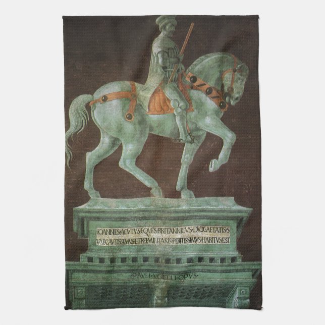 Linge De Cuisine Monument équestre à Sir John Hawkwood, Uccello (Vertical)