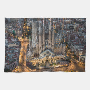 Linge De Cuisine Monuments La Sagrada