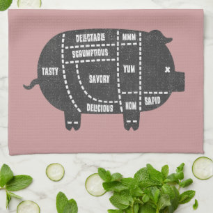 Linge De Cuisine Morceaux de porc III
