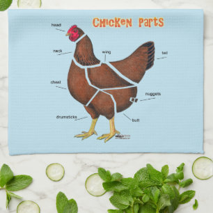 Linge De Cuisine Morceaux de poulet
