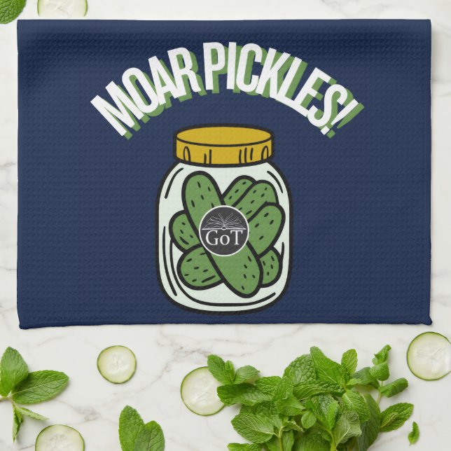 Linge De Cuisine More Pickles! Kitchen Towel (Plié)