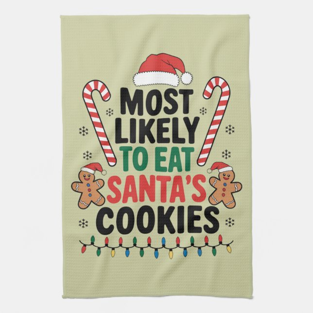 Linge De Cuisine Most Likely To Eat Santas (Vertical)