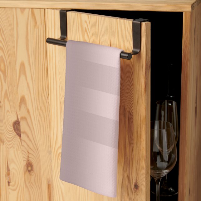 Linge De Cuisine motif à rayures rose-or (Pliage en tiers)