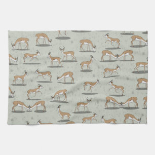 Linge De Cuisine Motif Antelope