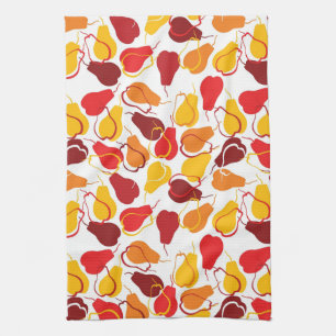 Linge De Cuisine Motif aux poires