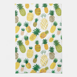 Linge De Cuisine Motif branché d'ananas