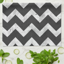 Motif chevron rustique noir et blanc