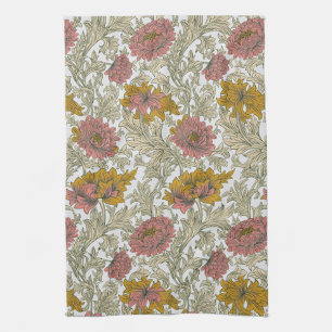 Linge De Cuisine Motif Chrysanthème de William Morris vintage