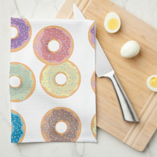 Linge De Cuisine Motif coloré Pastel Donuts & Sprinkings