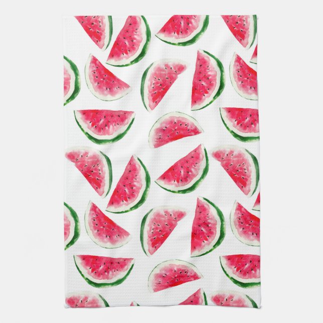 Linge De Cuisine Motif Cute Ananas & Watermelon (Vertical)