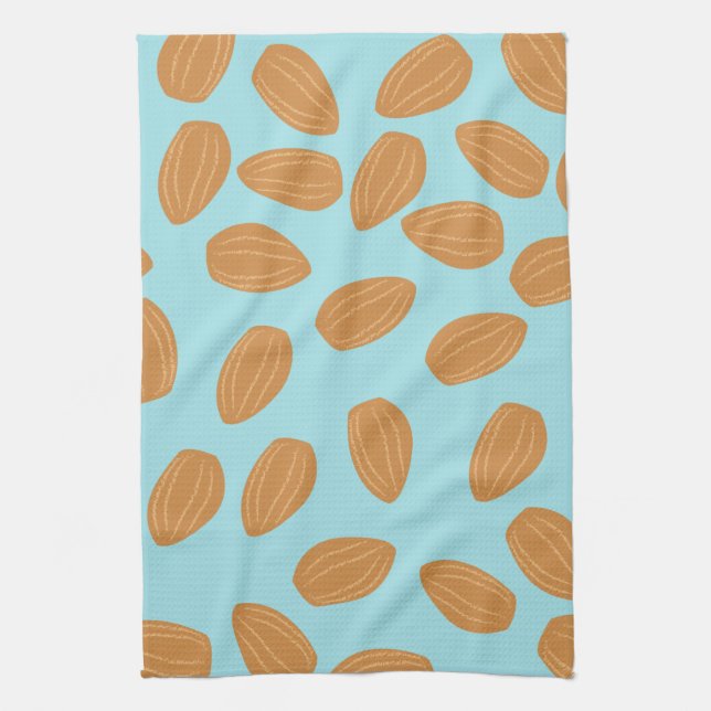 Linge De Cuisine Motif d'amandes (Vertical)