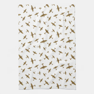 Linge De Cuisine Motif d'avion de guerre Spitfire