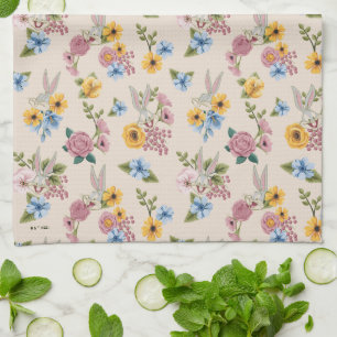 Linge De Cuisine Motif de broderie florale BUGS BUNNY™