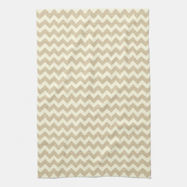 Linge De Cuisine Motif de Chevron (Vertical)