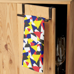 Linge De Cuisine Motif de drapeaux de bateau Abstraits géométriques