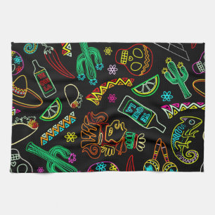 Linge De Cuisine Motif de Fiesta du Mexique