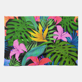 Linge De Cuisine Motif de fleur tropical hawaïen