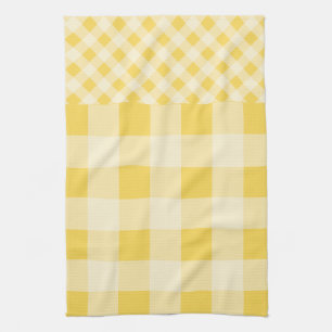 Linge De Cuisine Motif de guingan de zeste de citron