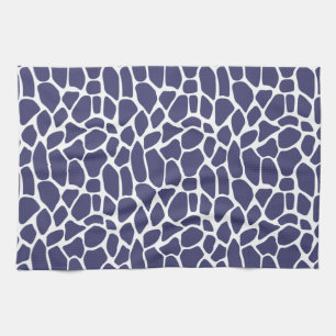 Linge De Cuisine Motif de la marine Blue Giraffe