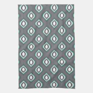 Linge De Cuisine motif de la tribu rétro-ikat