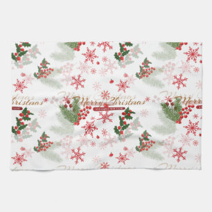 Linge De Cuisine Motif de Noël élégant et simple