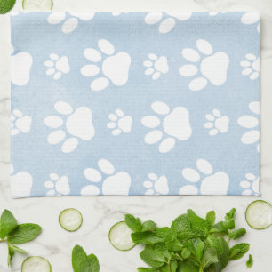 Linge De Cuisine Motif De Pâtes, Patrouilles Blanches, Aquarelles, 